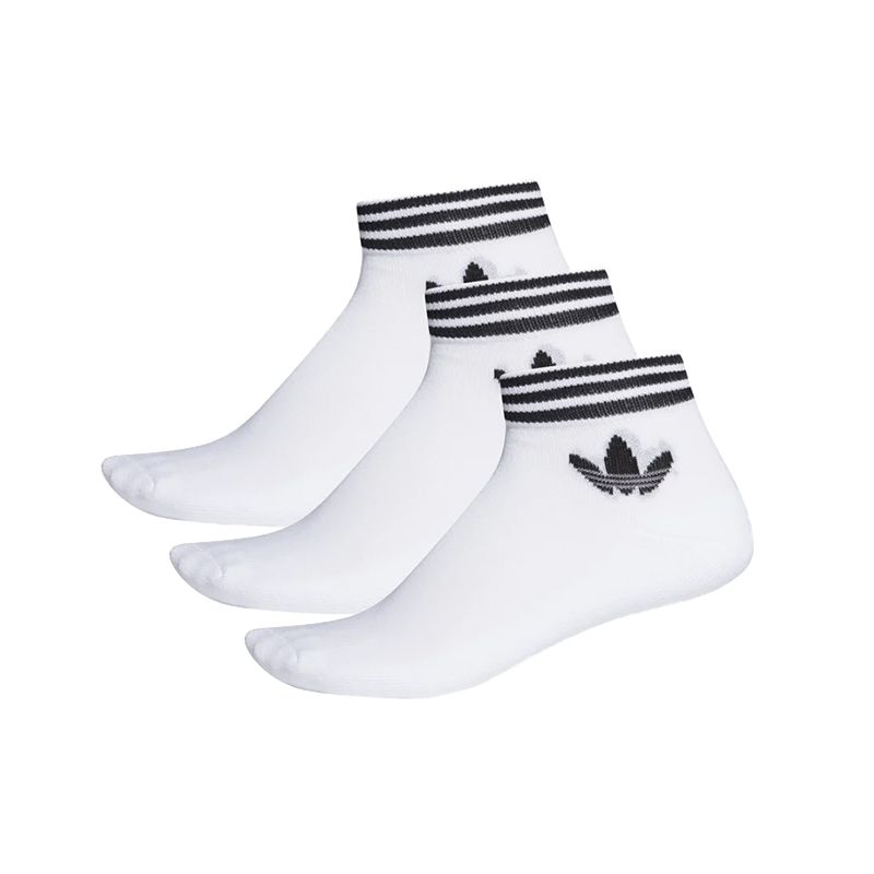 Skarpetki adidas Trefoil Ankle EE1152 - białe