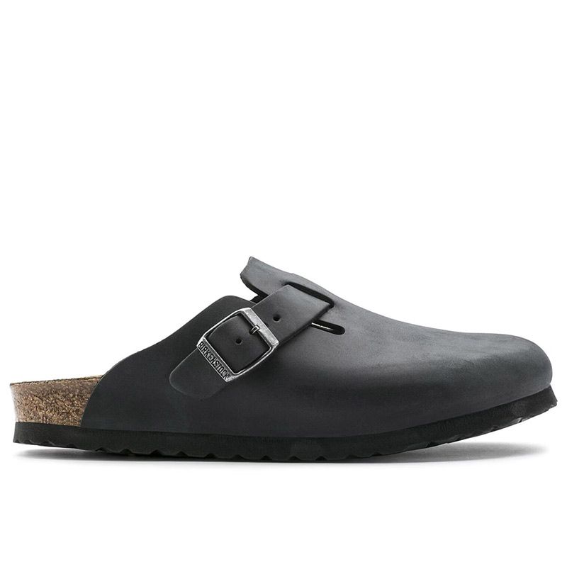 Klapki unisex Birkenstock Boston 59461 - czarne