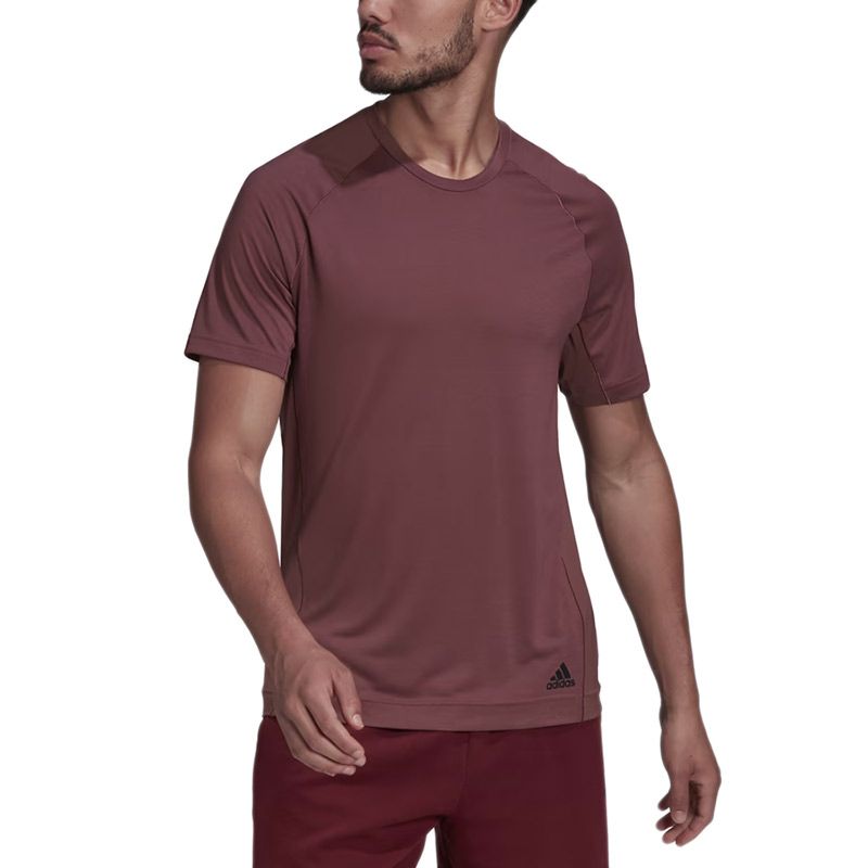 Koszulka adidas Yoga Training HC2642 - bordowa