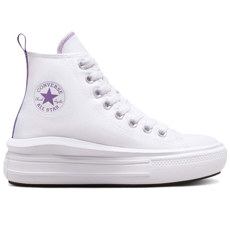 Buty Converse Chuck Taylor All Star Move Platform A03667C - białe