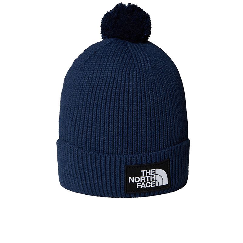 Czapka unisex The North Face Logo Box Cuffed Beanie 0A8CHF8K21 - granatowa