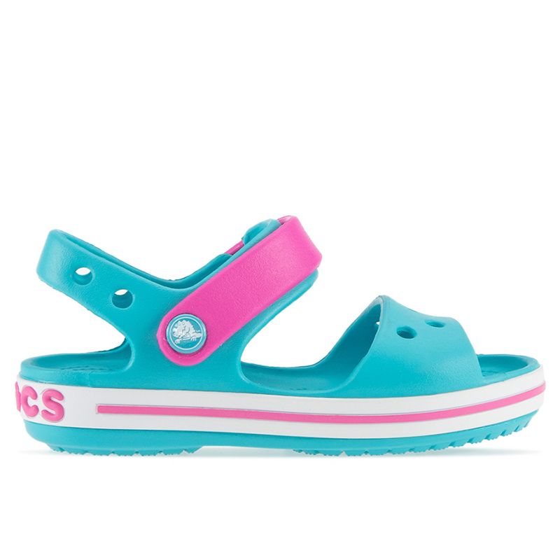 Sandały Crocs Crocband Sandal 12856-4SL - niebiesko-różowe