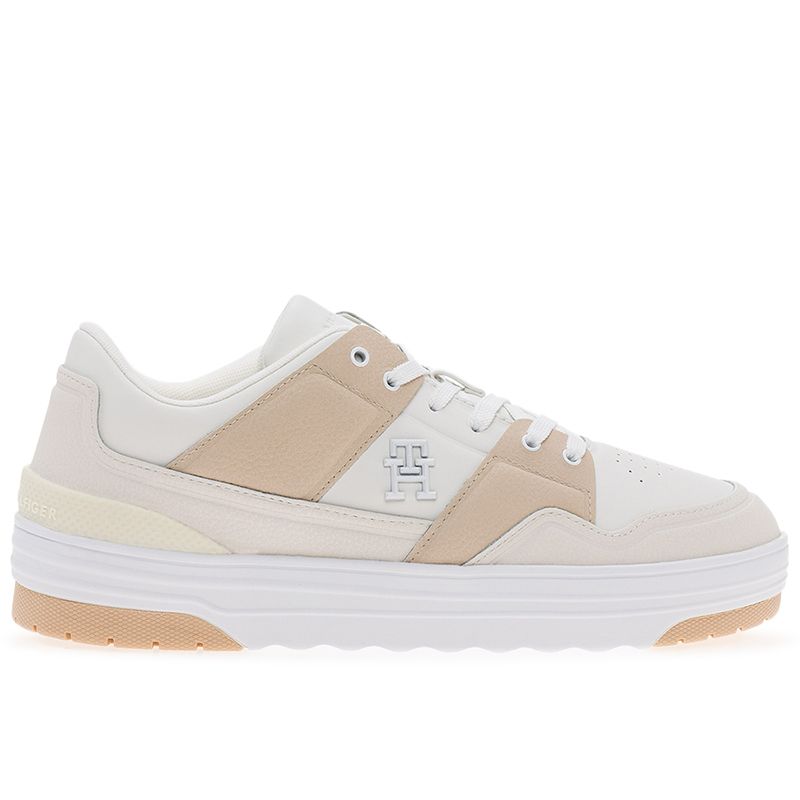Buty Tommy Hilfiger Th Lo Basket Sneaker FW0FW07309-YBL - beżowe