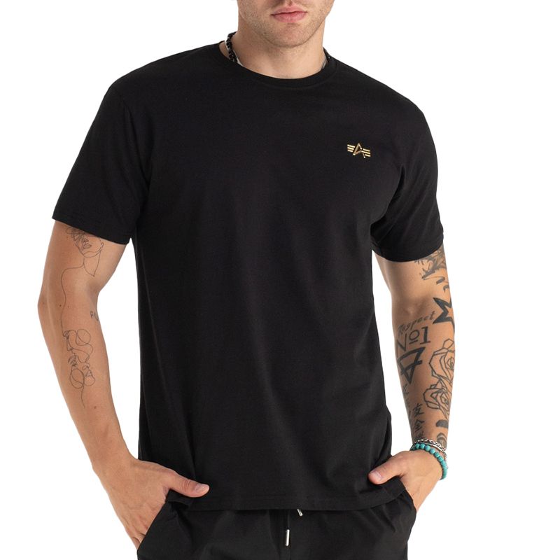 Koszulka Alpha Industries 3D Small Logo 14851103 - czarna