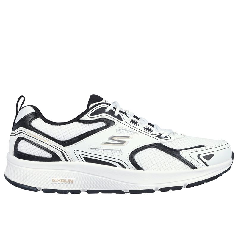 Buty męskie Skechers GOrun Consistent 220034WBK - białe