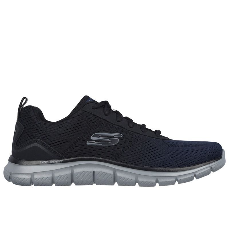Buty męskie Skechers Track Ripkent 232399NVBK - czarno-granatowe