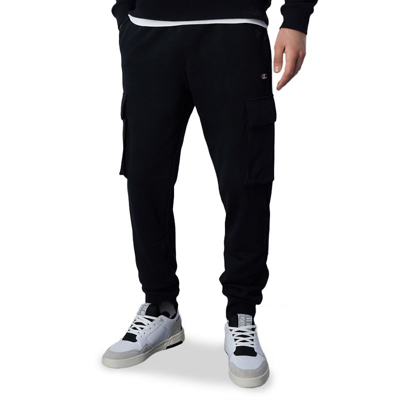 Spodnie Champion C Logo Cargo Joggers 219898-KK001 - czarne