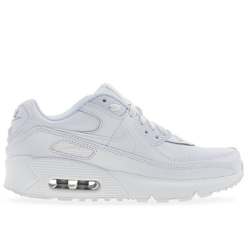 Buty młodzieżowe Nike Air Max 90 HF6358-102 - białe
