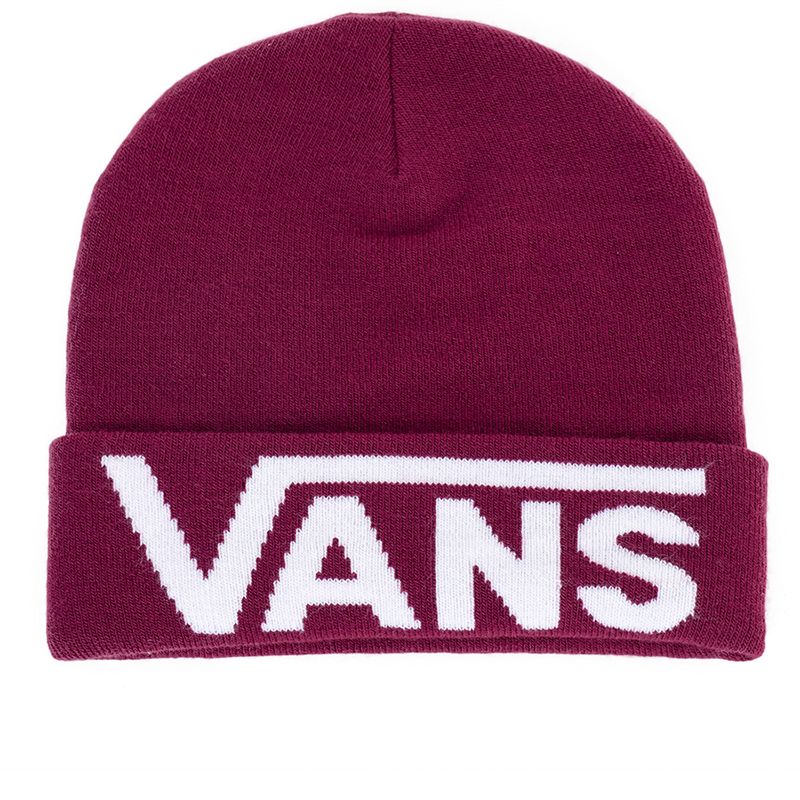 Czapka Beanie Drop V Tall Cuff VN0A5FI3Y7Y1 - fioletowa