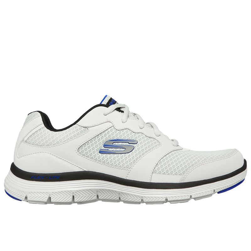Buty męskie Skechers Flex Advantage 4.0 232225WBK - białe