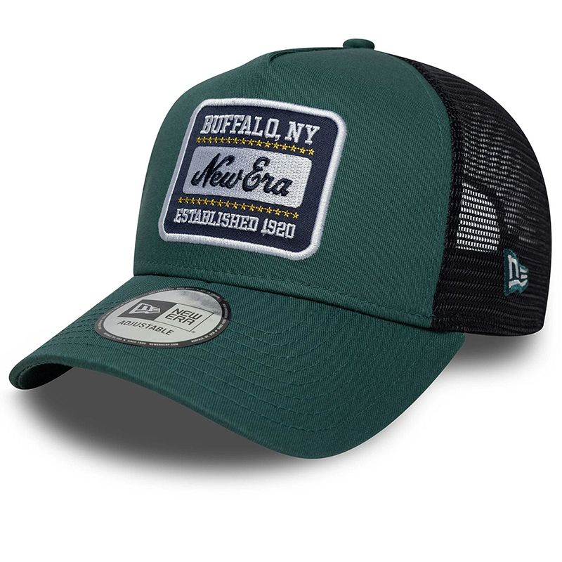 Czapka męska New Era Patch 9FORTY A-Frame Trucker 60771792 - zielona