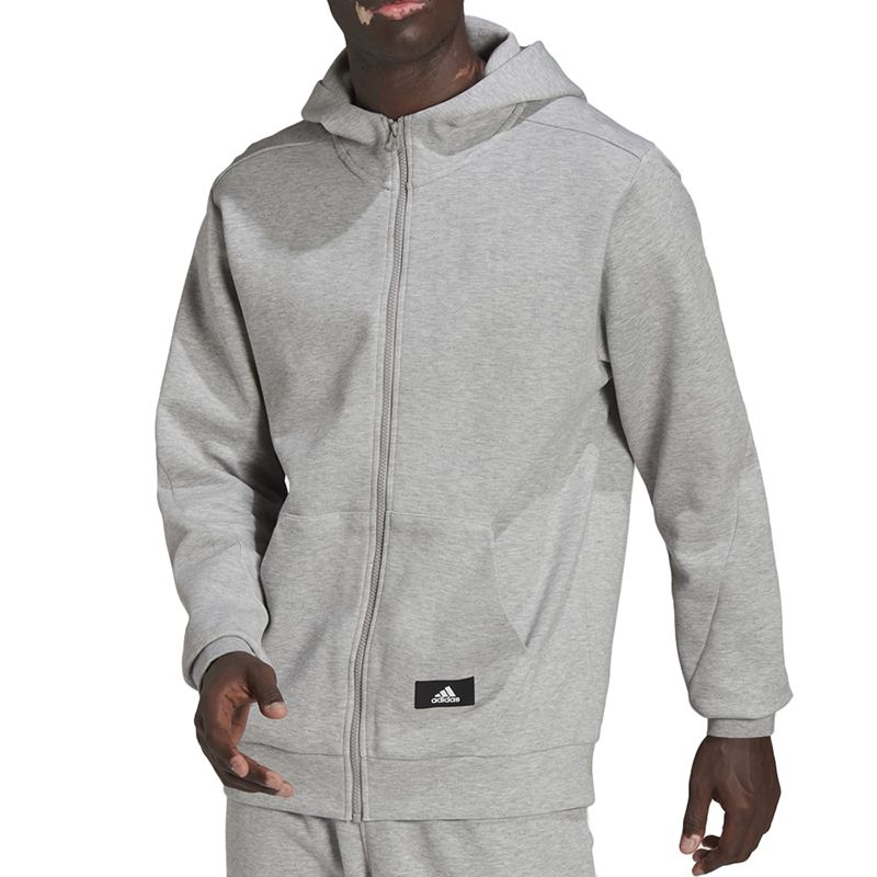 Bluza adidas M FI DBLKNT FZ HE2224 - szara