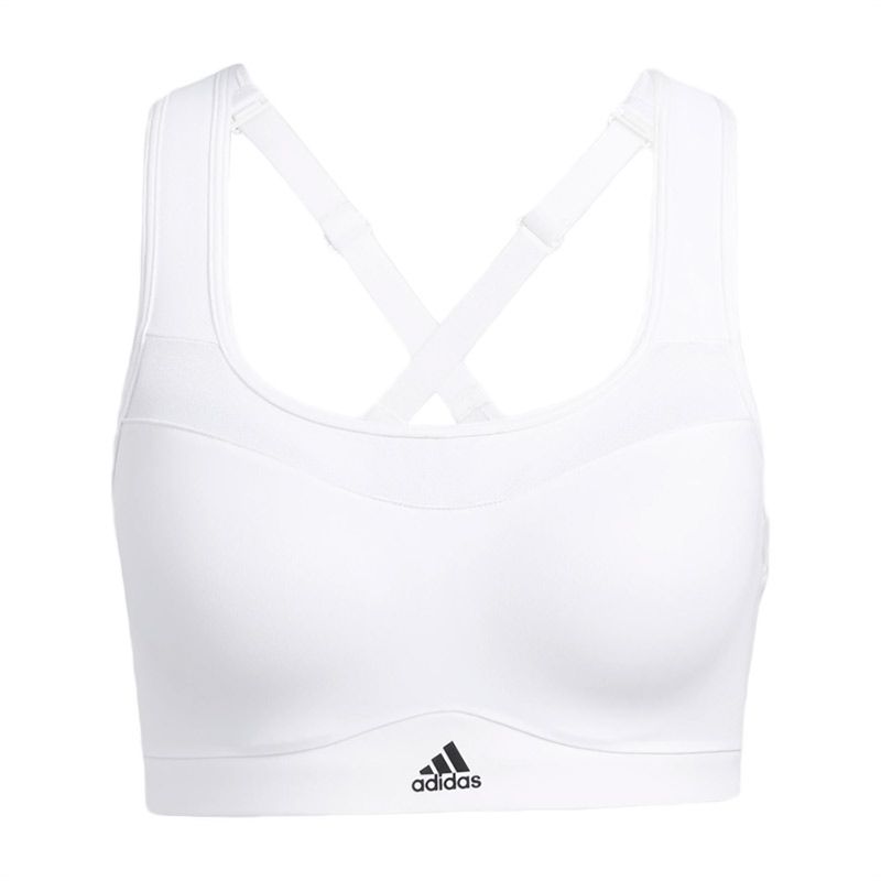 Biustonosz sportowy adidas TLRD Impact Training High-Support HC5399 - biały