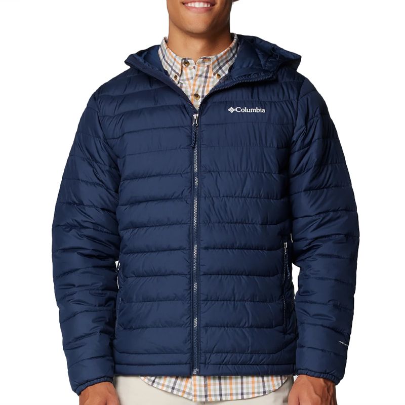 Kurtka Columbia Powder Lite II Hooded 2086944464 - granatowa