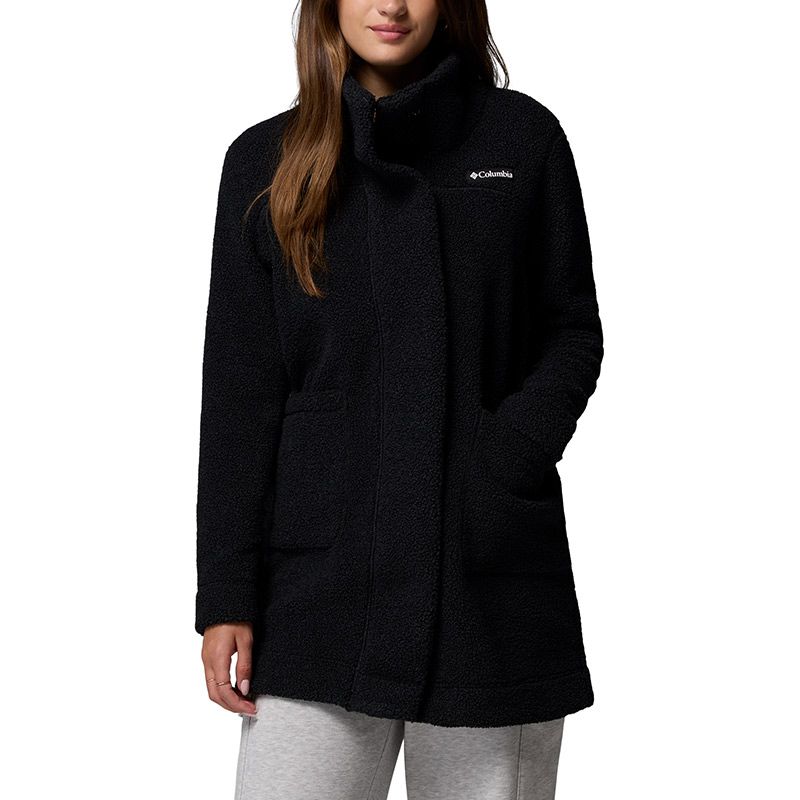Kurtka damska Columbia Panorama Lon Sherpa Fleece 1862582010 - czarna