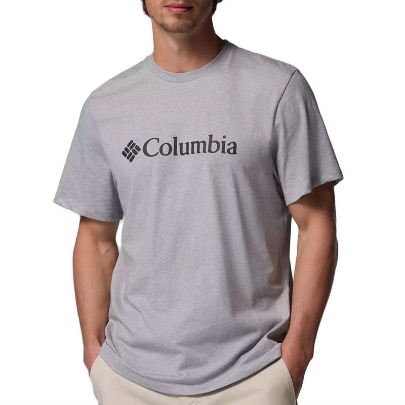 Koszulka męska Columbia CSC Basic Logo 2155001039 - szara