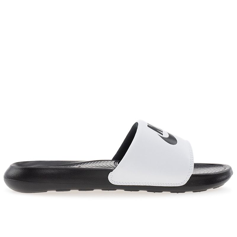 Klapki Nike Victori One CN9675-005 - biało-czarne