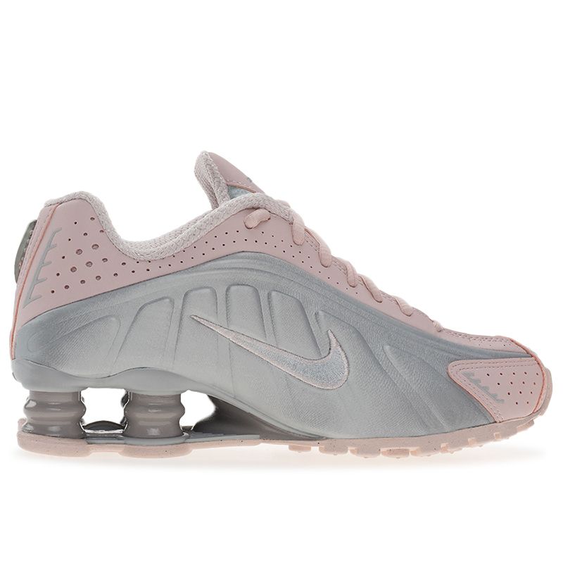 Buty damskie Nike Shox R4 AR3565-600 - różowo-szare