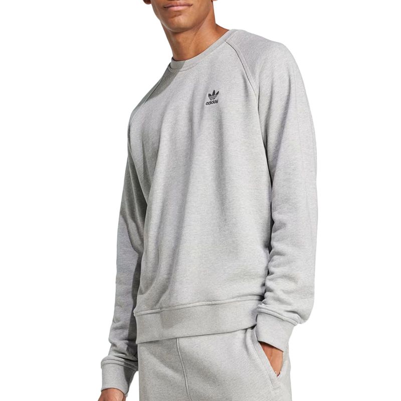 Bluza męska adidas Trefoil Essentials Crewneck JD2413 - szara