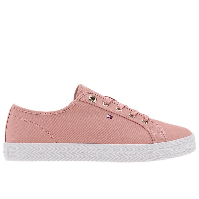 Buty Tommy Hilfiger Essential Vulcanized Sneaker FW0FW07119-TQS - różowe