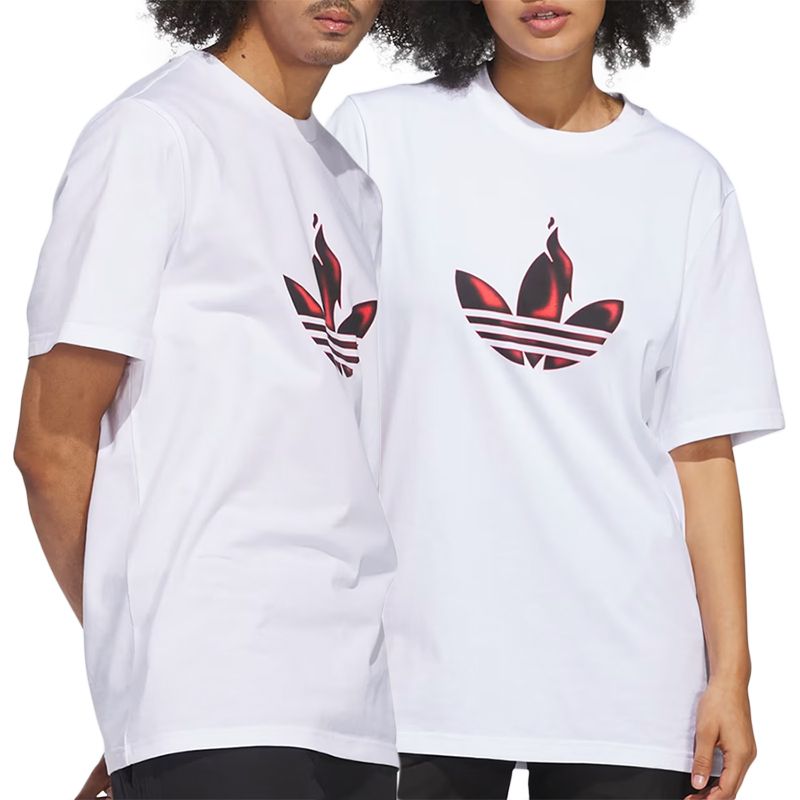 Koszulka adidas Originals Trefoil Torch Tee JD2832 - biała