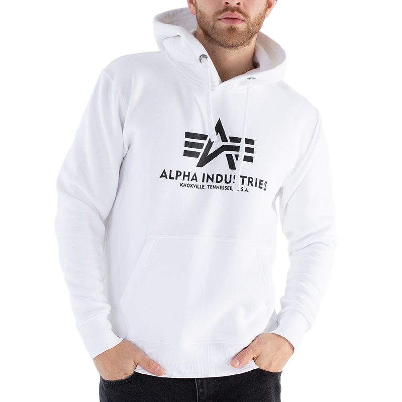 Bluza Alpha Industries Basic Hoody 17831209 - biała