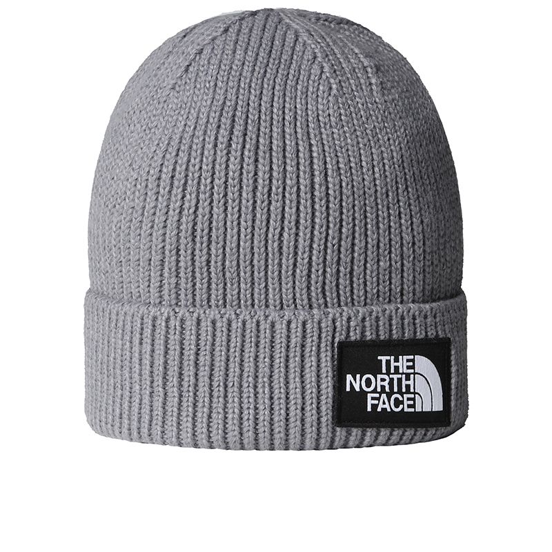 Czapka unisex The North Face Logo Box Beanie 0A8CHEDYY1 - szara
