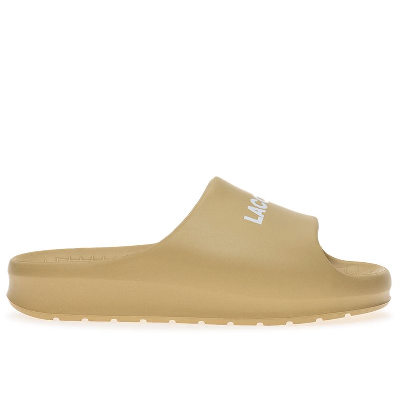 Klapki Lacoste Serve Slide 20 747CFA0020-CJ2 - beżowe