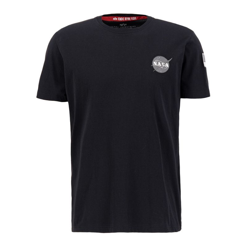 Koszulka Alpha Industries Space Shuttle T 17650703 - czarna